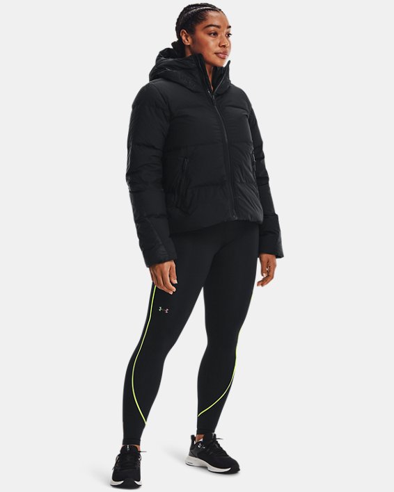 Women's ColdGear® Infrared Down Blocked Jacket in Black image number 0